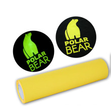 PU PES material Glow in the dark vinyl roll printable heat transfer vinyl on garments